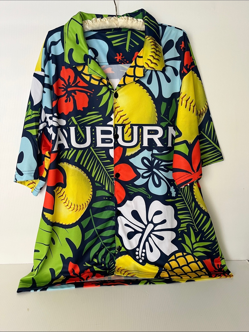 Auburn Tiger NCAA Hawaiian Shirt Size XL
